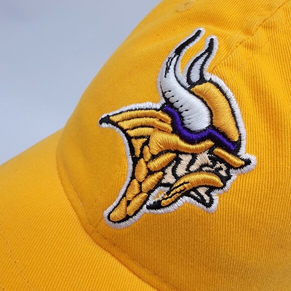 Minnesota Vikings Reebok Yellow Baseball Cap Hat Size X / XL NFL Football - Picture 2 of 10